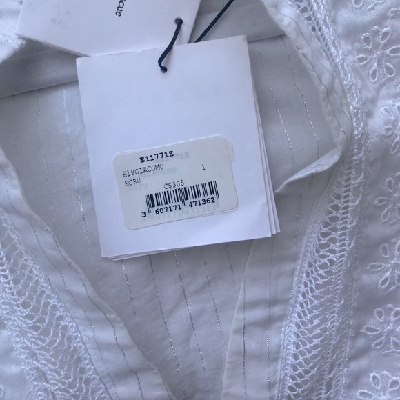 Sandro Embroidered Giacomo blouse ✨ - Picture 6 of 12